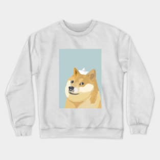 cute doge art Crewneck Sweatshirt